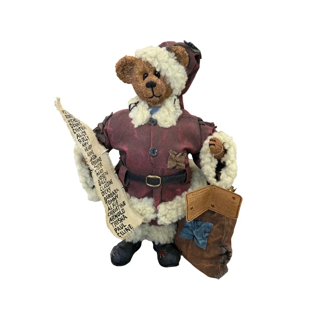 Vintage Boyds Bears Nicholai S Crumpleton Santa Claus Christmas Folk Art Figure